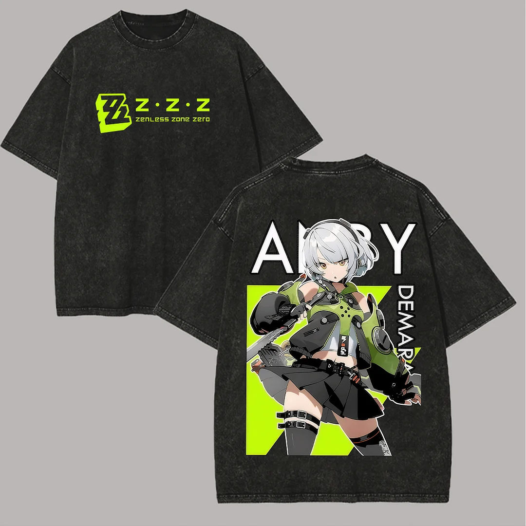 Zenless Zone Zero Unisex Washed T-Shirt 