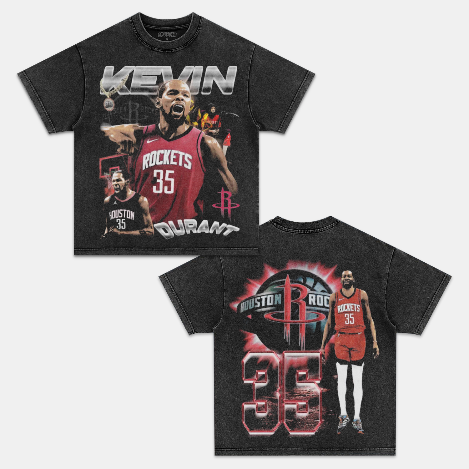 KEVIN DURANT & ROCKETS KD TEE