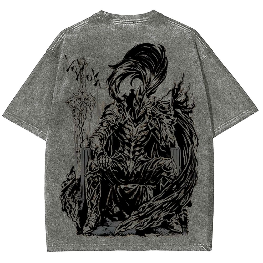 Solo Leveling Igris Printed Unisex Washed T-Shirt
