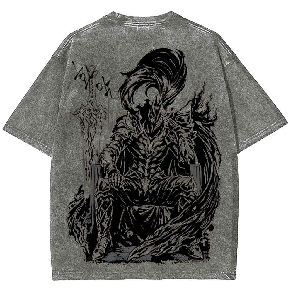Solo Leveling Igris Printed Unisex Washed T-Shirt