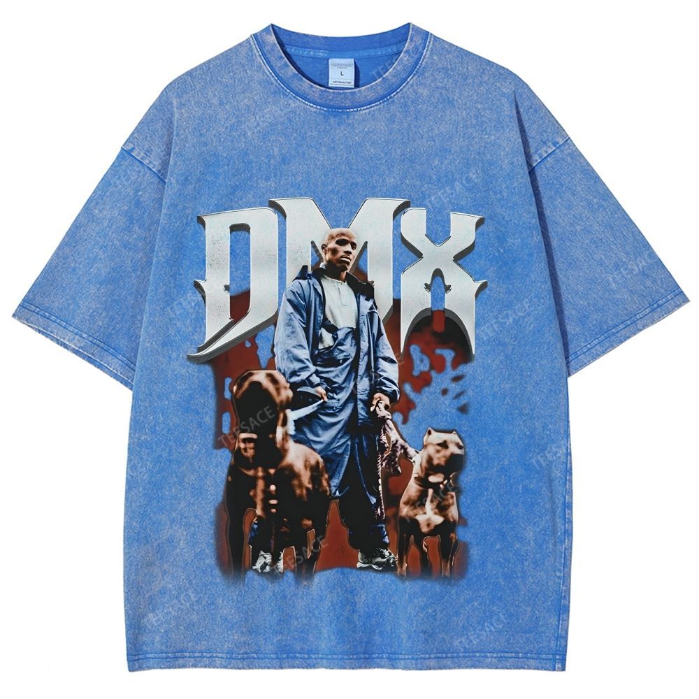 Unisex-Adult Ultra Cotton Washed T-Shirt Graphic  DMX TEE