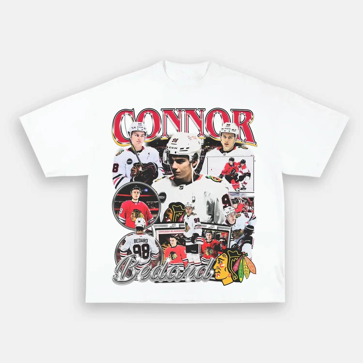 Unisex-Adult Ultra Cotton Washed T-Shirt Graphic CONNOR BEDARD TEE