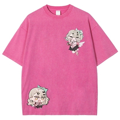 SUNNA Zenless Zone Zero Printed Unisex Washed T-Shirt