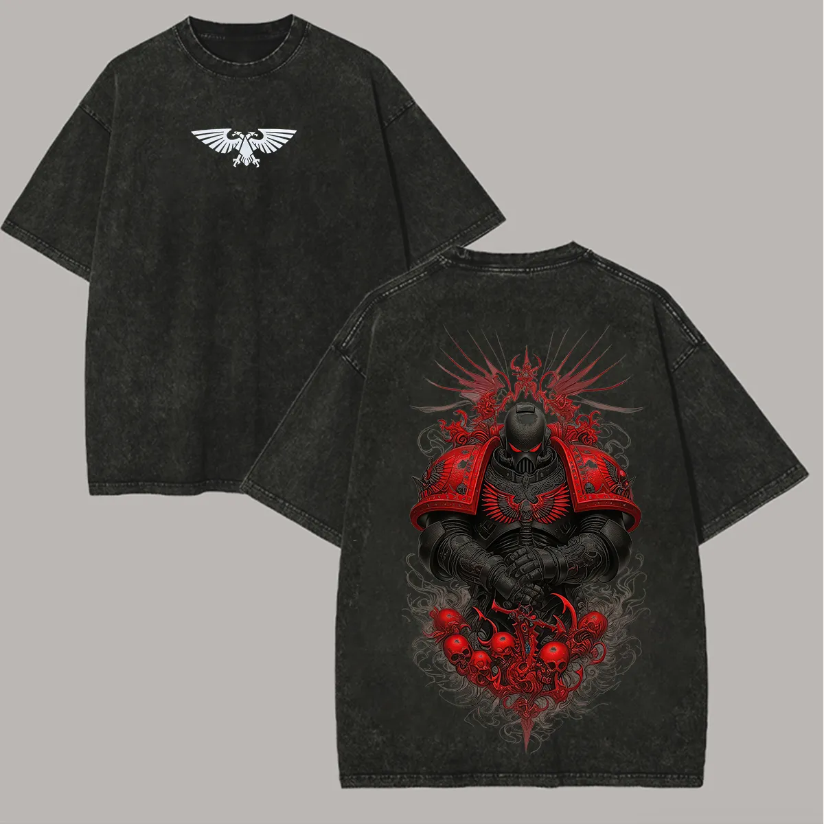 Warhammer 40K Printed Unisex Washed T-Shirt