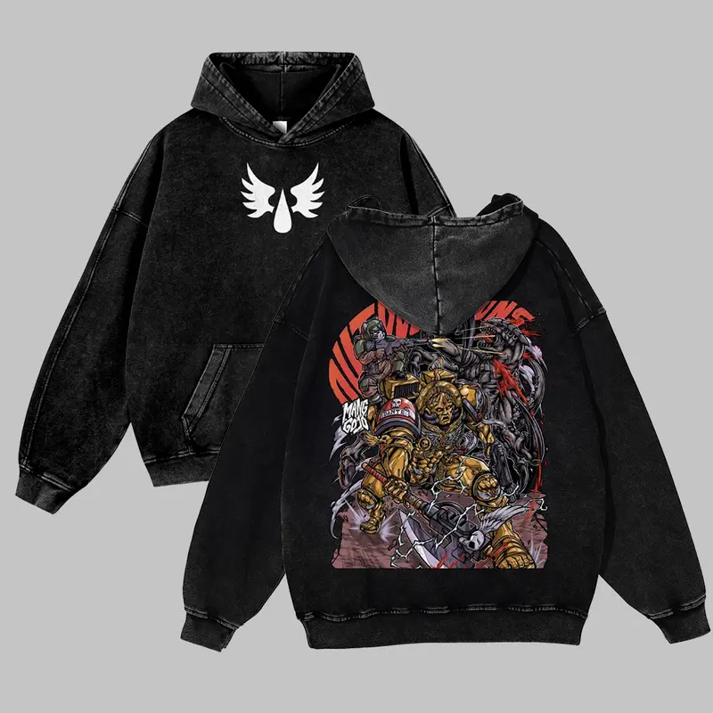 Warhammer 40k Vintage Unisex Washed Hoodies 