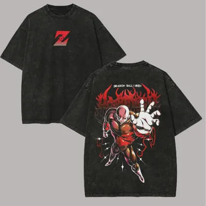 Dragon Ball Jiren Printed Unisex Washed T-Shirt