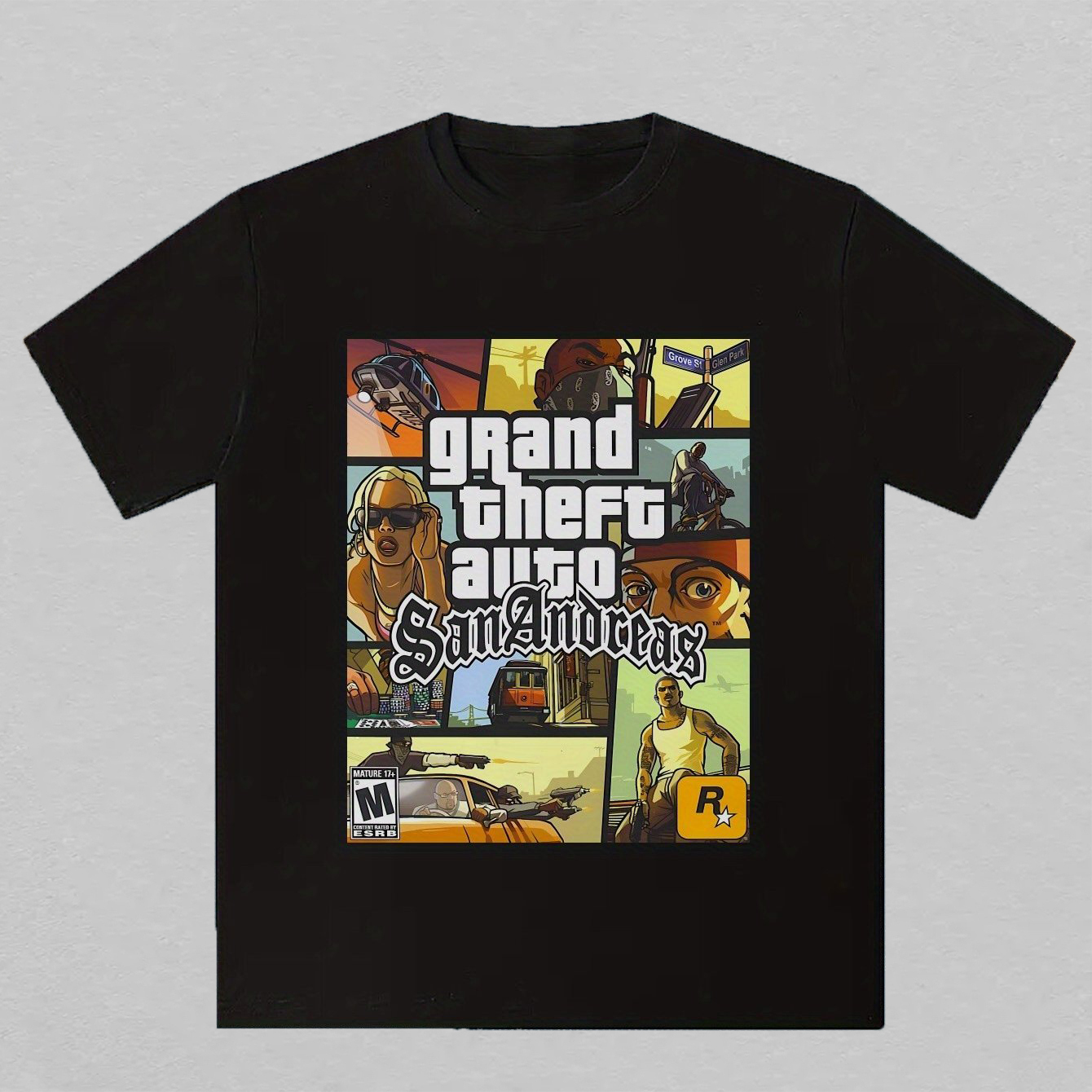 Grand Theft Auto: San Andreas Printed Unisex Oversized T-shirt