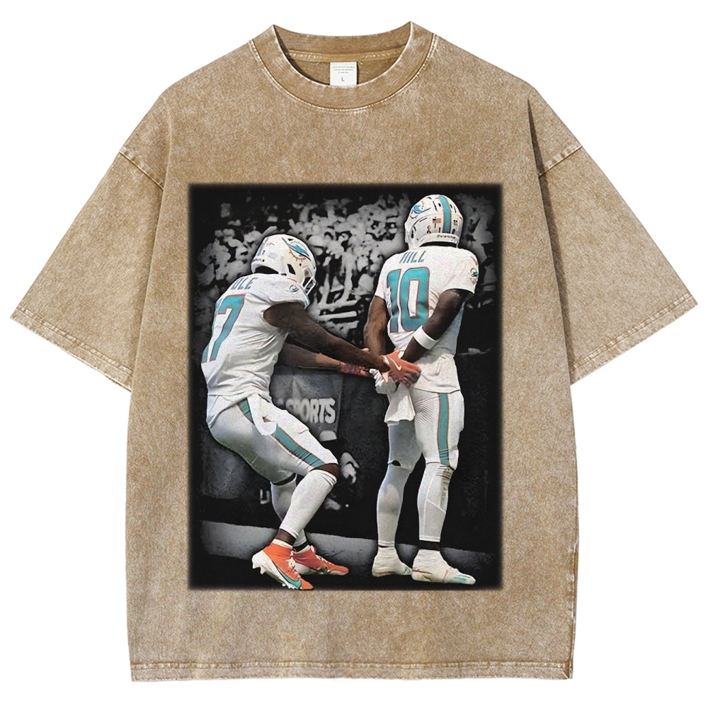 Vintage Style Unisex-Adult Cotton TYREEK HILL TEE 2.0