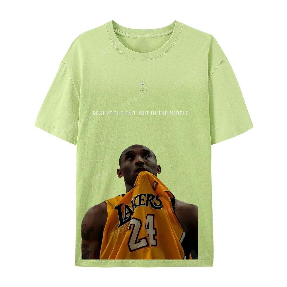 KOBE Vintage Tee Unisex-Adult Oversized Washed Cotton T-Shirt 