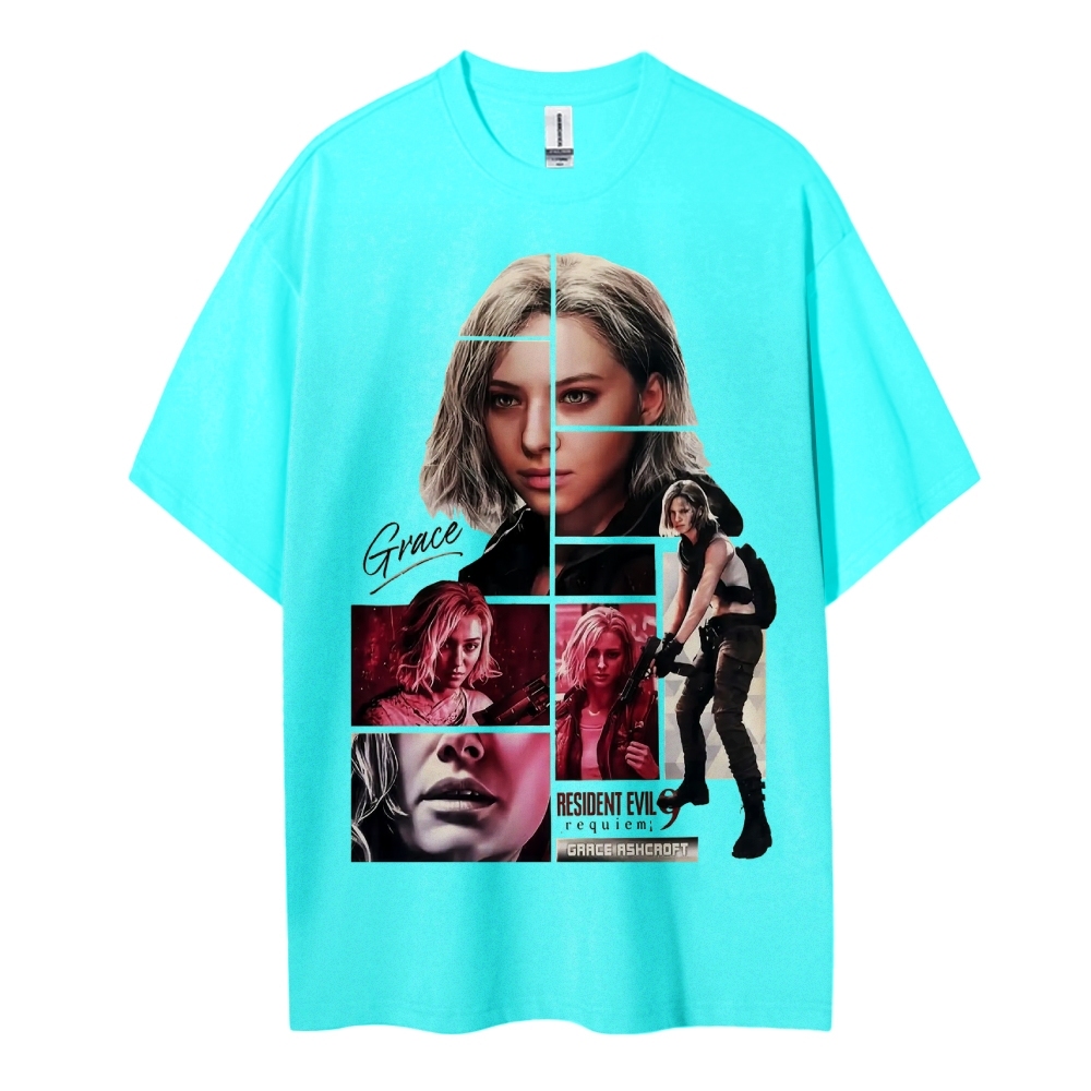 Resident Evil Printed Oversized Unisex Cotton T-shirt