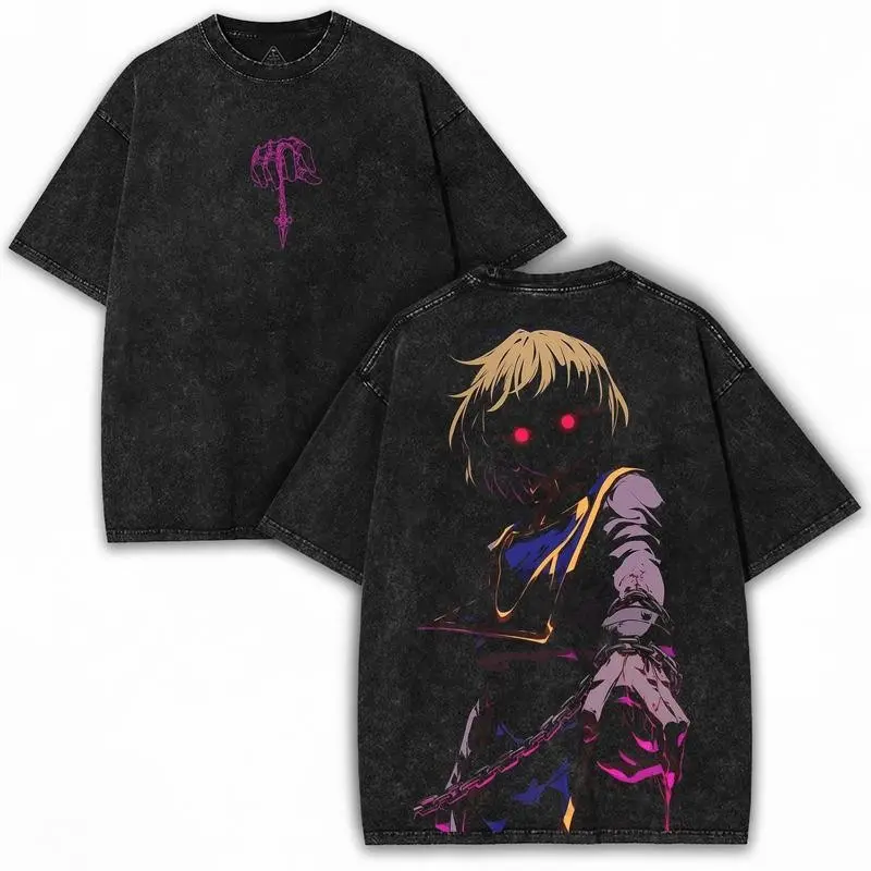 Kurapika Hunter x Hunter Washed T-shirt