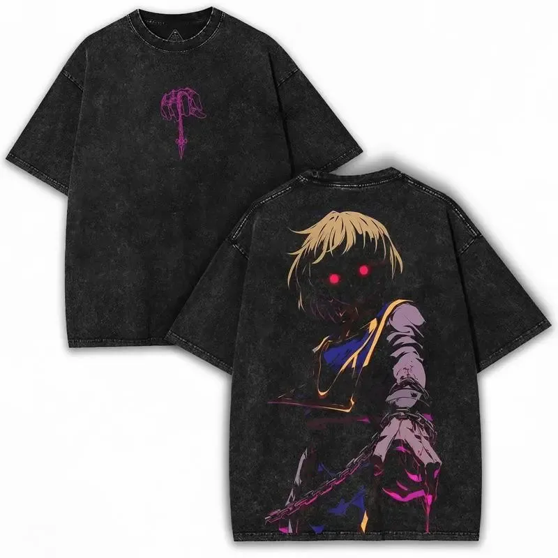 Kurapika Hunter x Hunter Washed T-shirt