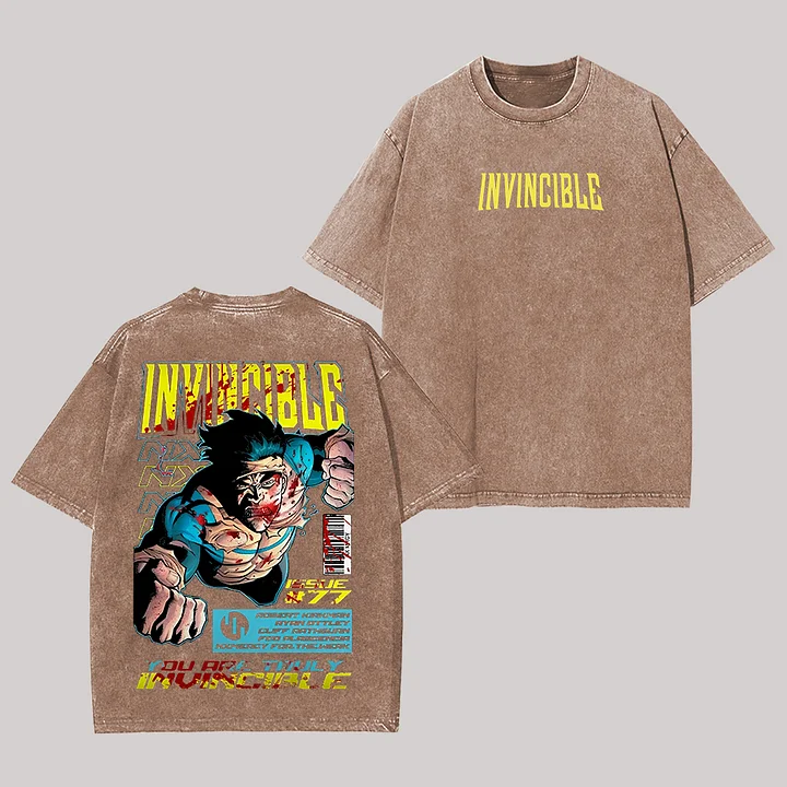 Invincible Vintage Unisex Washed T-Shirt