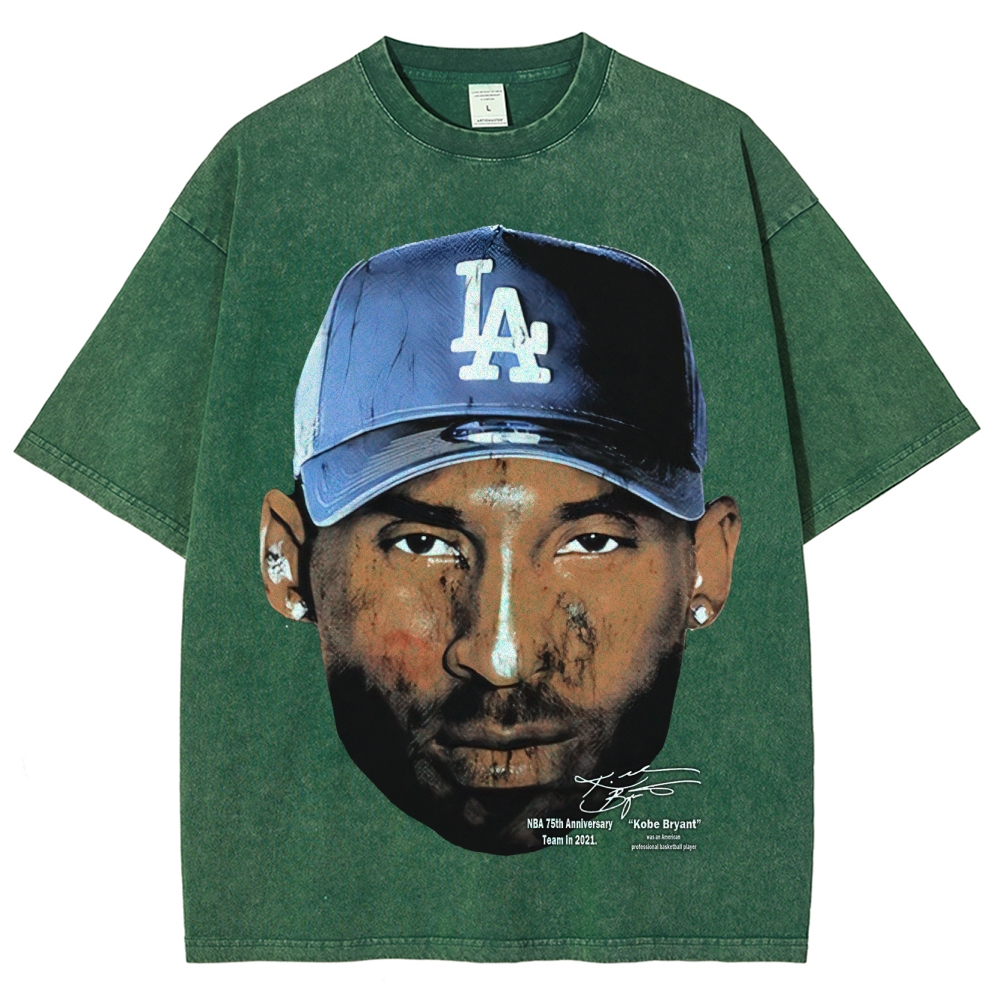 Vintage Style Unisex-Adult Cotton KOBE-VINTAGE-TEE