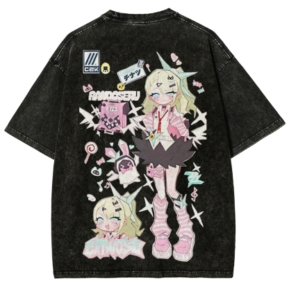 SUNNA Zenless Zone Zero Printed Unisex Washed T-Shirt