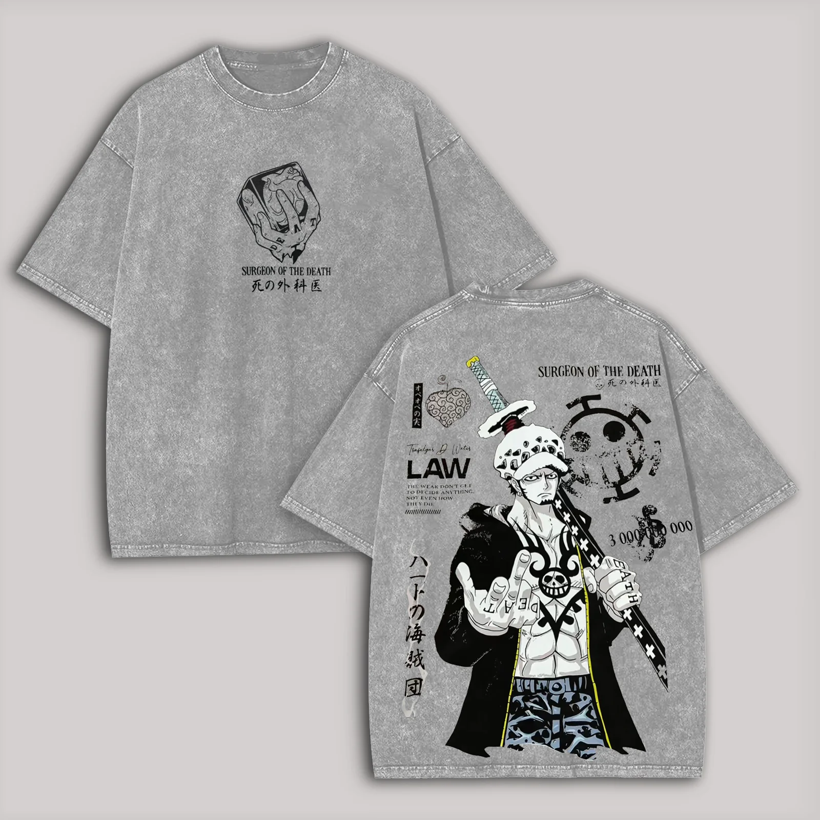 Trafalgar D. Water Law Vintage Graphic T-Shirt | One Piece