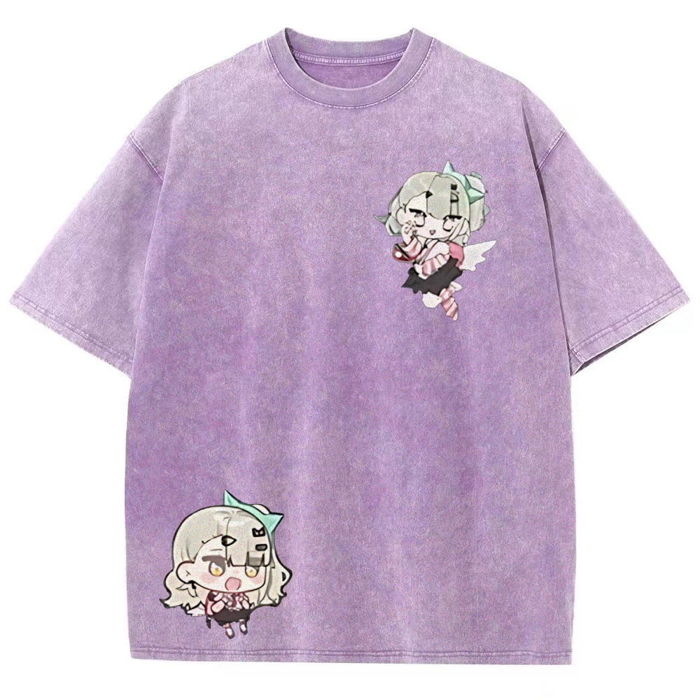 SUNNA Zenless Zone Zero Printed Unisex Washed T-Shirt