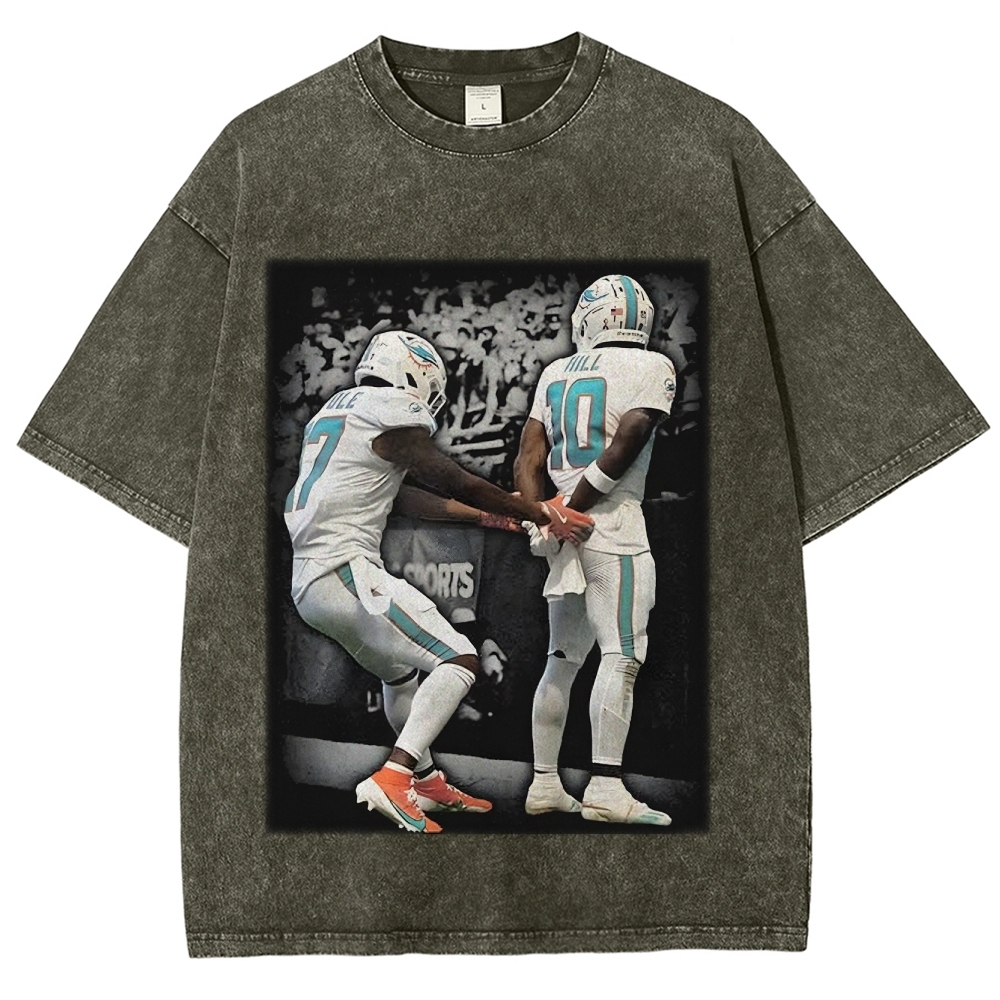 Vintage Style Unisex-Adult Cotton TYREEK HILL TEE 2.0