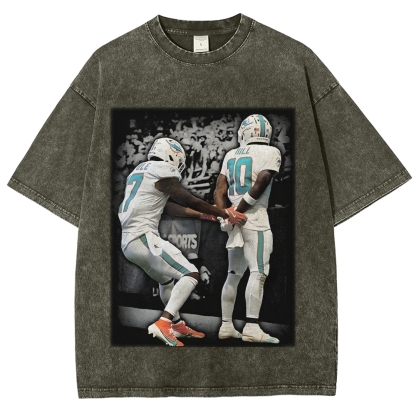Vintage Style Unisex-Adult Cotton TYREEK HILL TEE 2.0