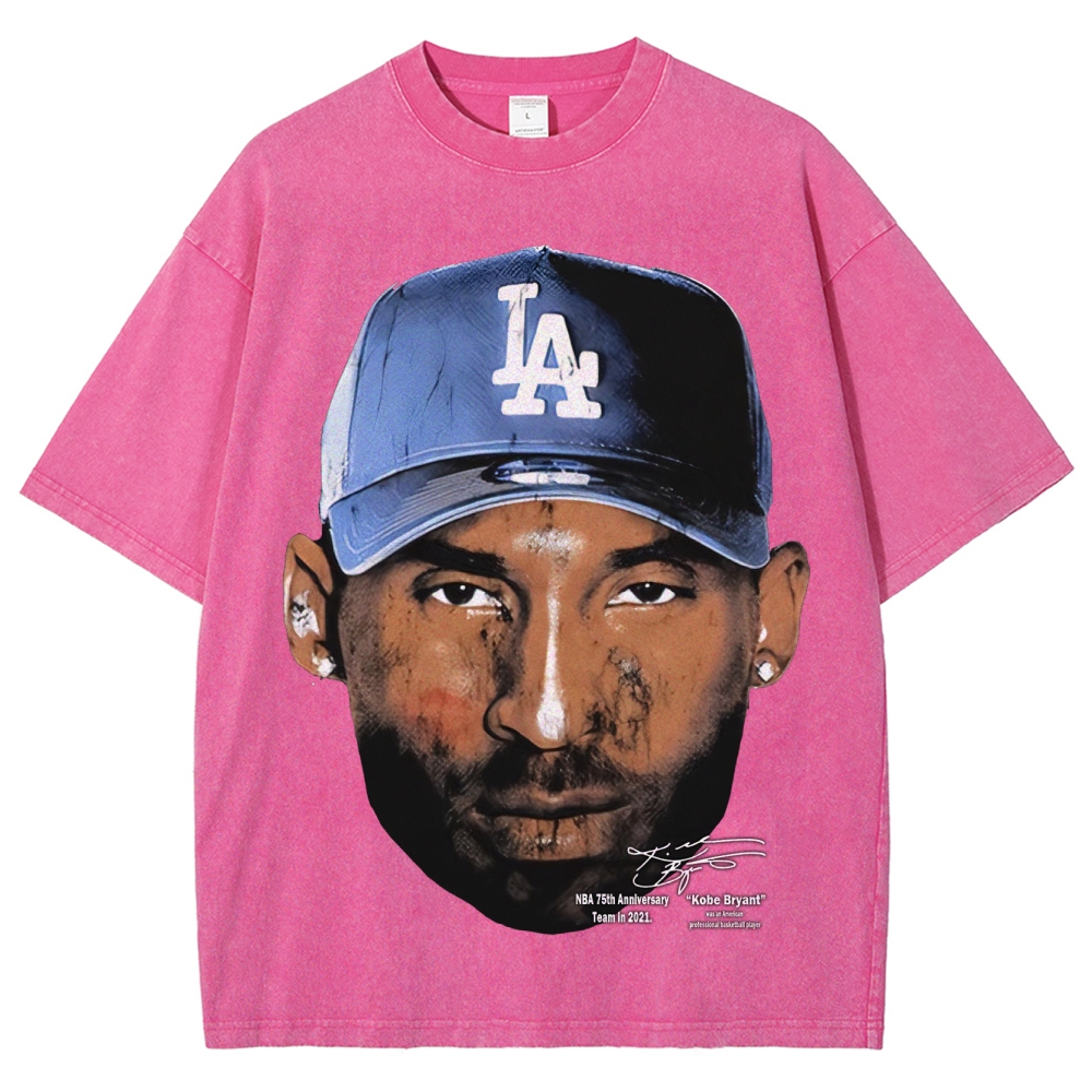 Vintage Style Unisex-Adult Cotton KOBE-VINTAGE-TEE