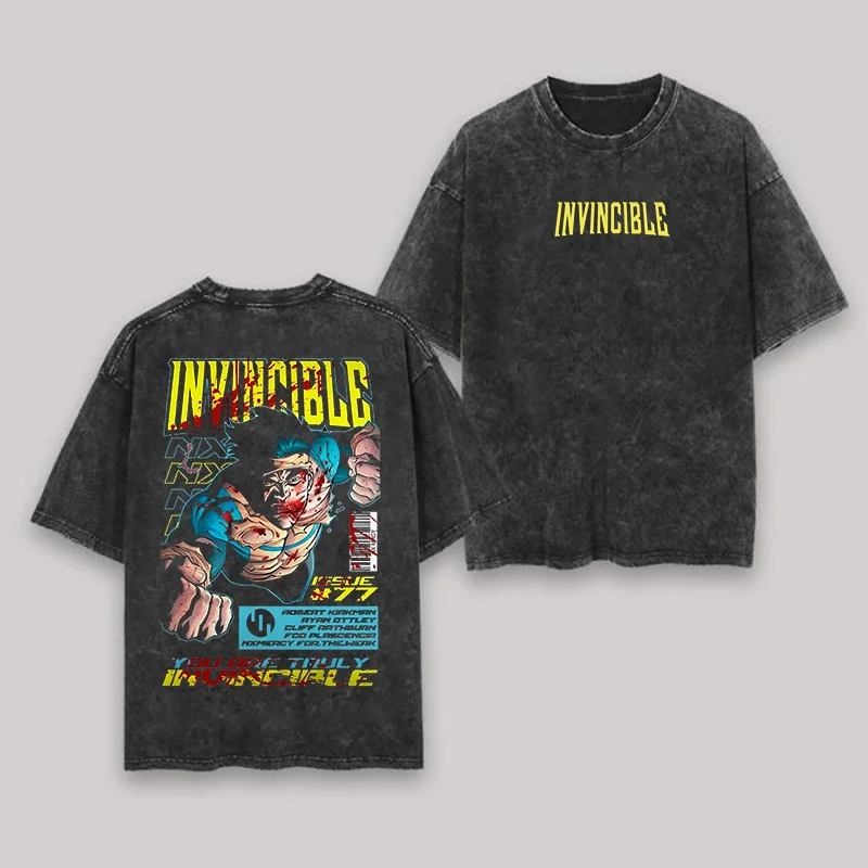 Invincible Vintage Unisex Washed T-Shirt
