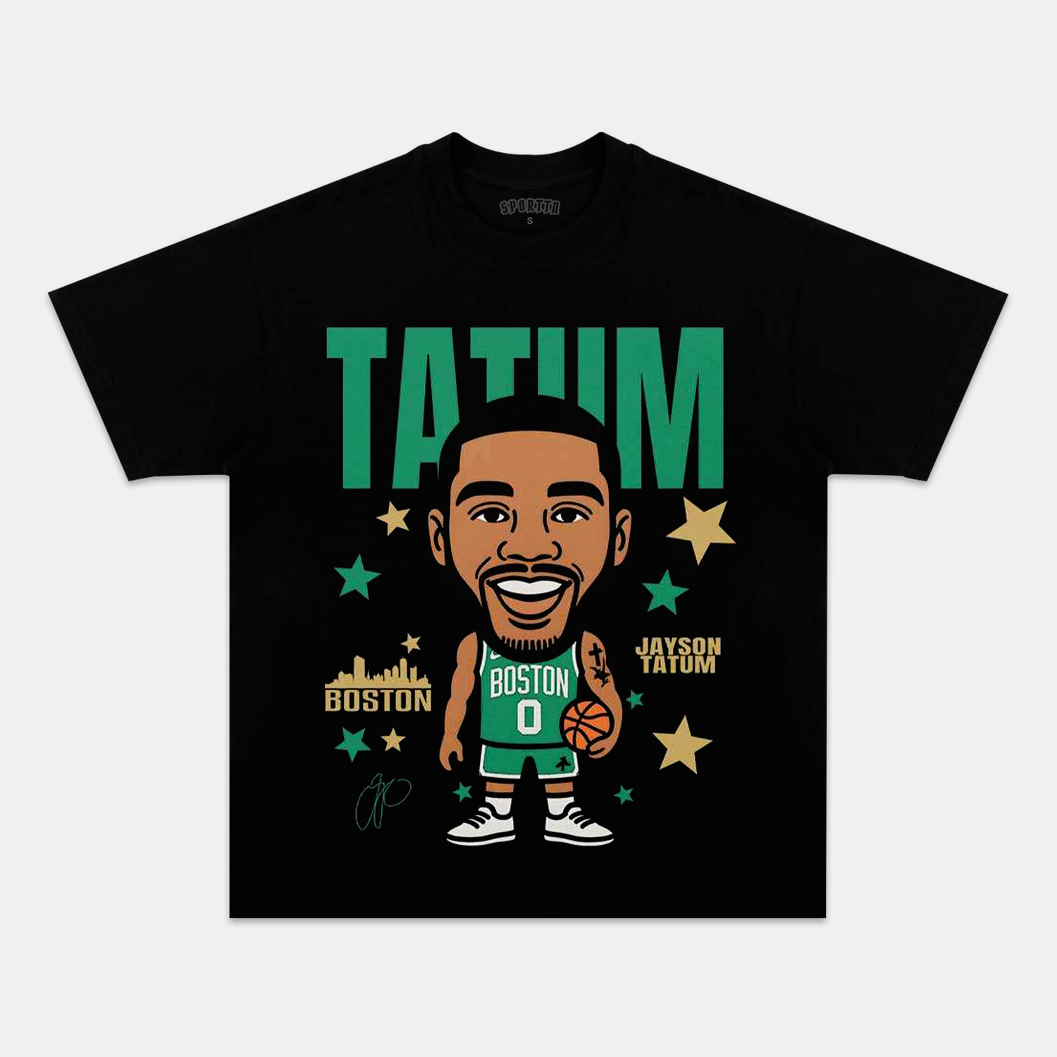 JAYSON TATUM CARTOON TEE
