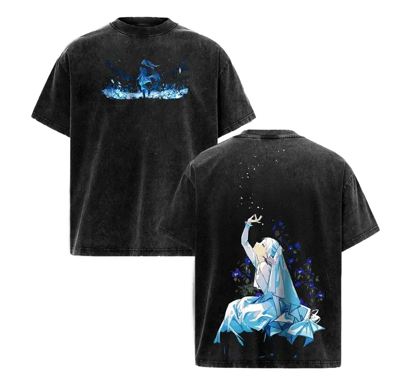 Frieren Printed Unisex Washed T-Shirt