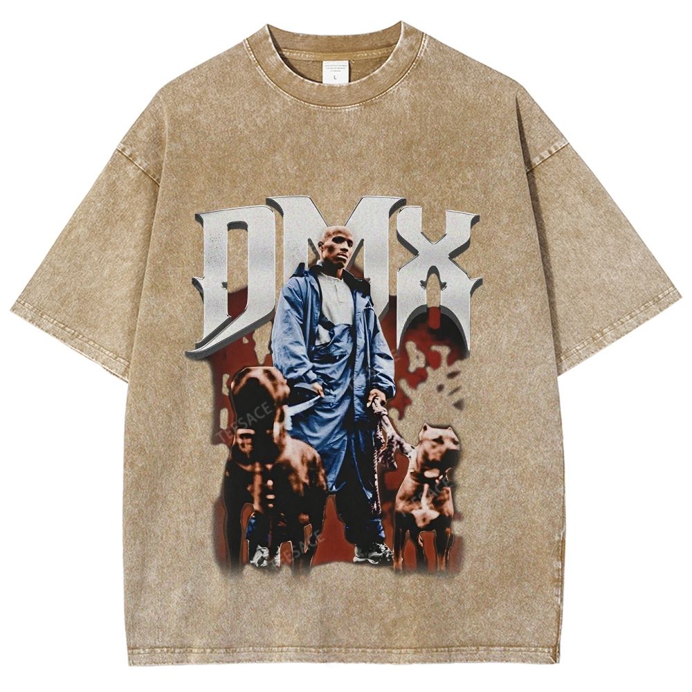 Unisex-Adult Ultra Cotton Washed T-Shirt Graphic  DMX TEE