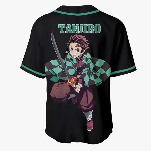 Demon Slayer Tanjiro Baseball Jersey 