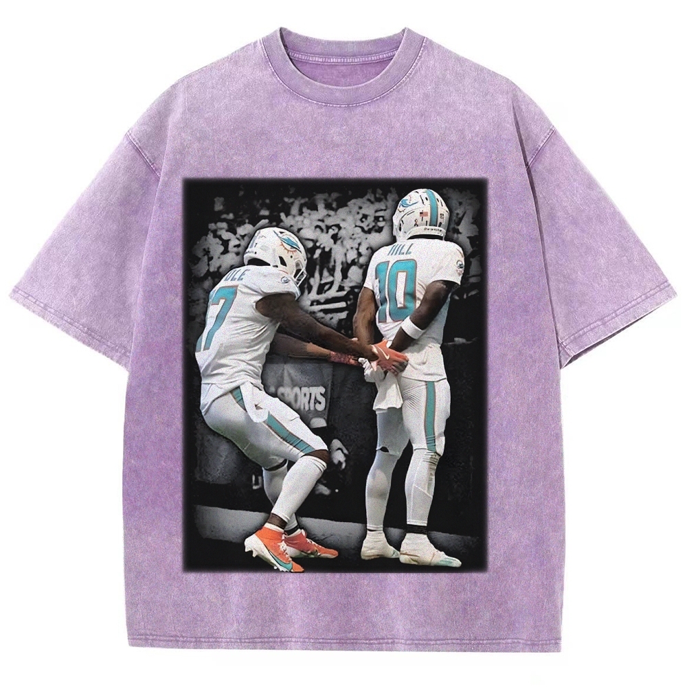 Vintage Style Unisex-Adult Cotton TYREEK HILL TEE 2.0