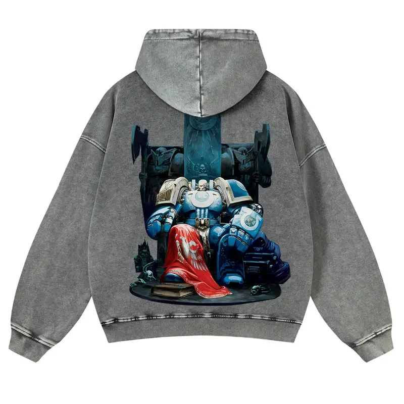 Warhammer 40k Vintage Unisex Washed Hoodies 