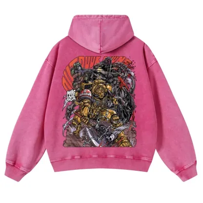 Warhammer 40k Vintage Unisex Washed Hoodies 