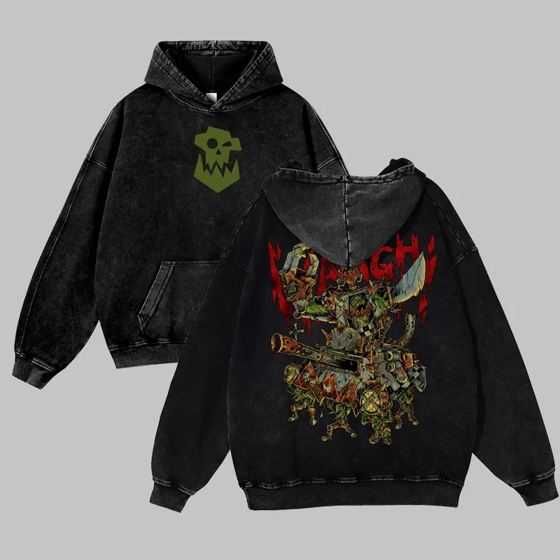 Warhammer 40k Vintage Unisex Washed Hoodies 