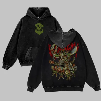 Warhammer 40k Vintage Unisex Washed Hoodies 