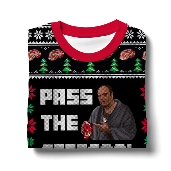 The Sopranos “Pass the gabagool” Christmas Ugly Sweater