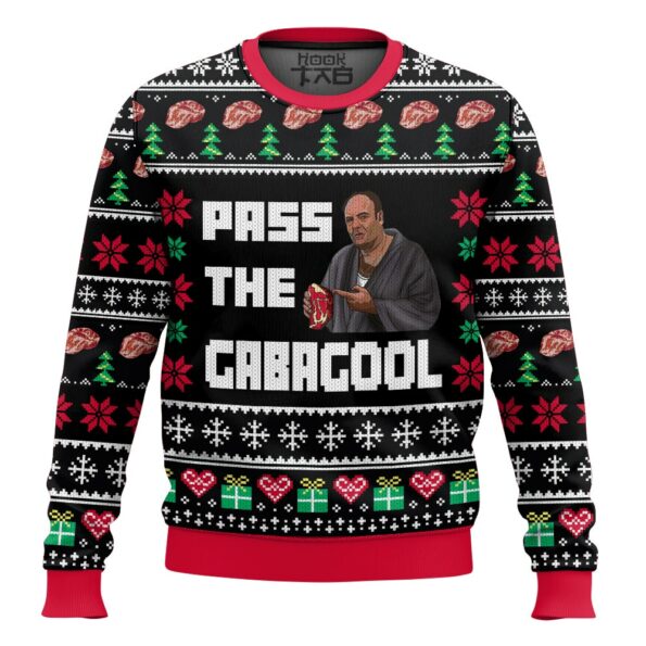 The Sopranos “Pass the gabagool” Christmas Ugly Sweater