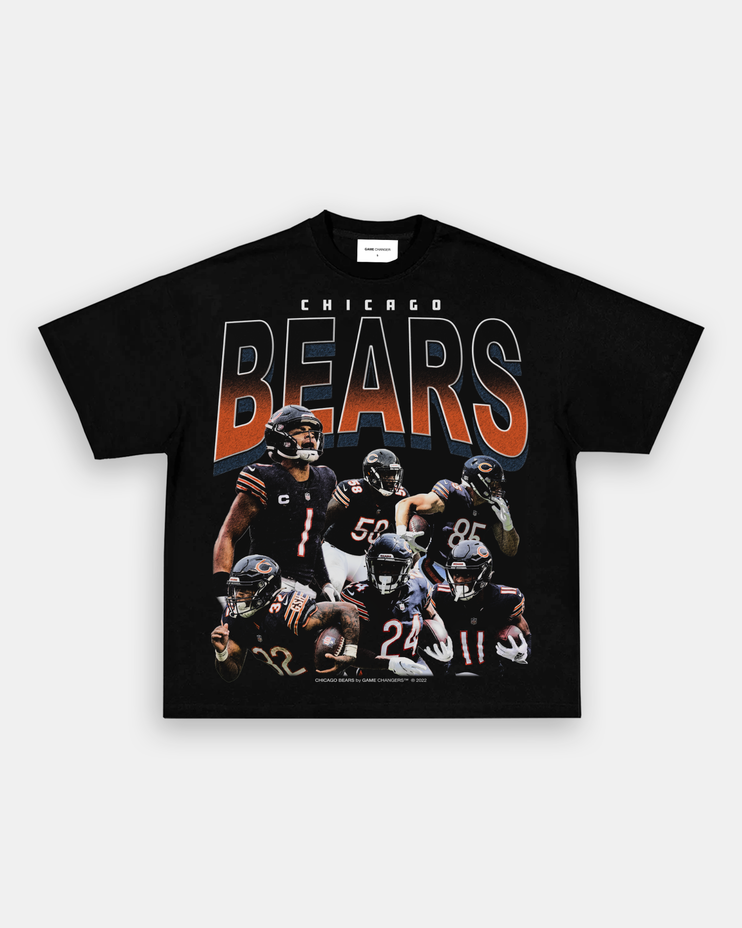 Unisex-Adult Ultra Cotton Washed T-Shirt Graphic BEARS TEE