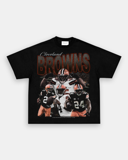 Unisex-Adult Ultra Cotton Washed T-Shirt Graphic BROWNS TEE