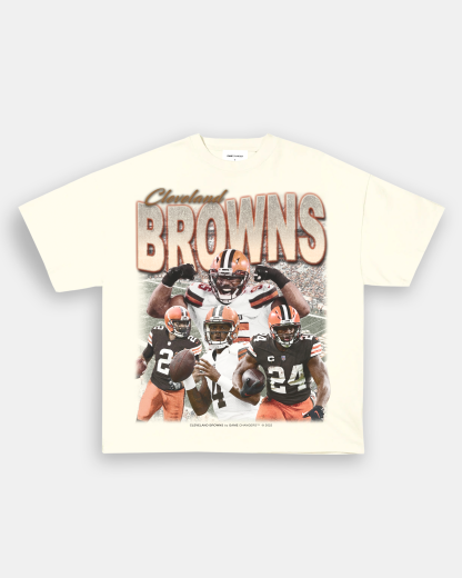 Unisex-Adult Ultra Cotton Washed T-Shirt Graphic BROWNS TEE