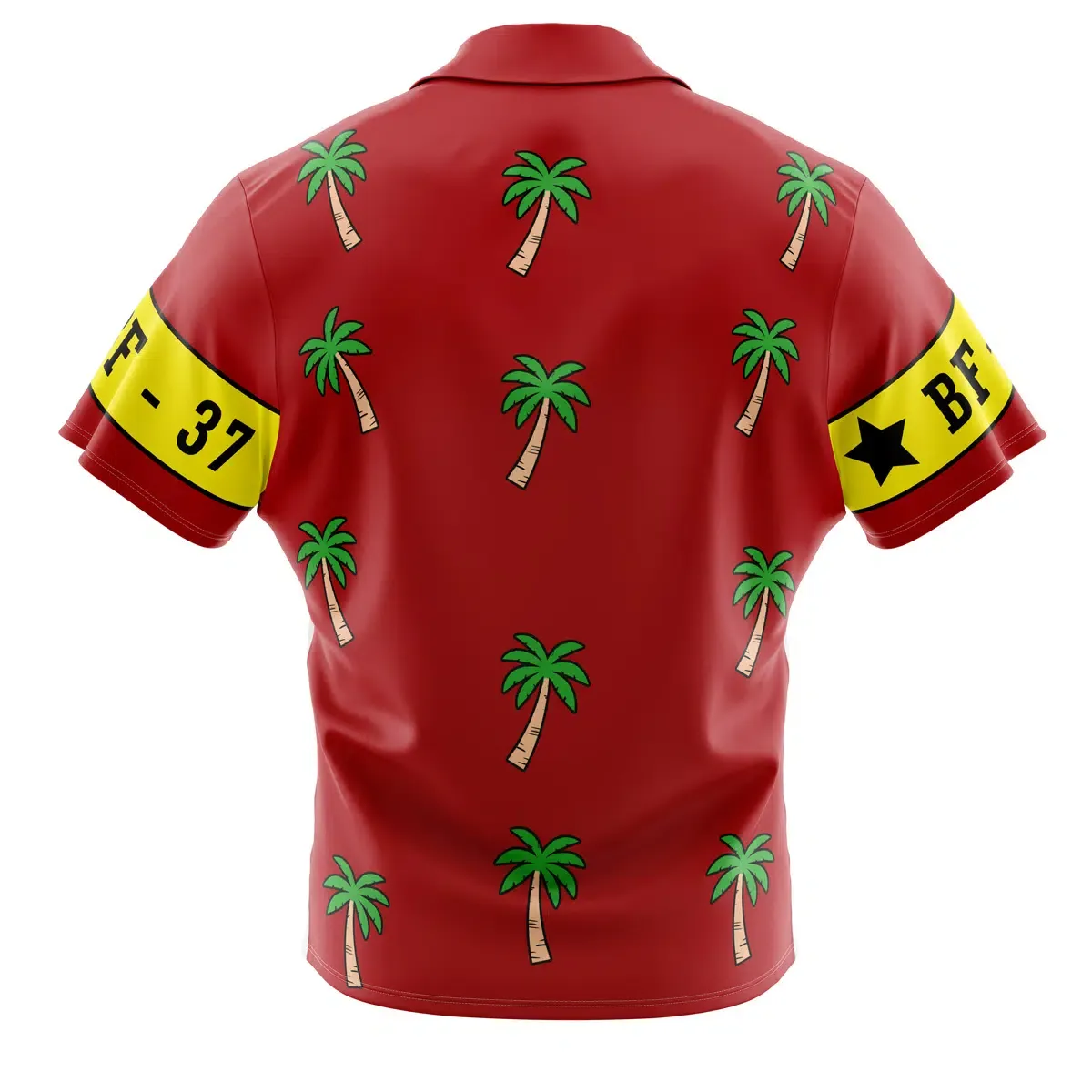 One Piece Hawaiian Button Up Aloha  Shirt