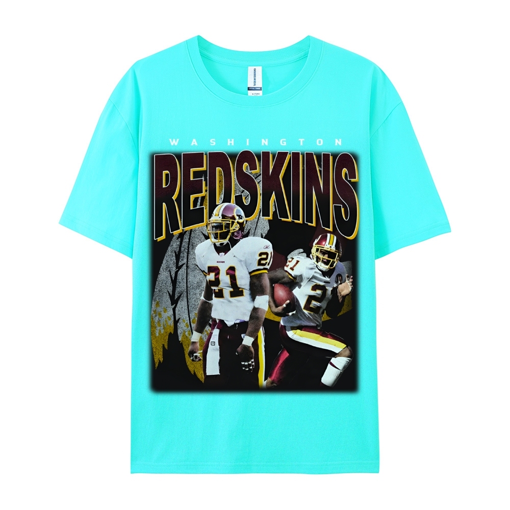 Unisex-Adult Ultra Cotton Washed T-Shirt Graphic REDSKINS TEE