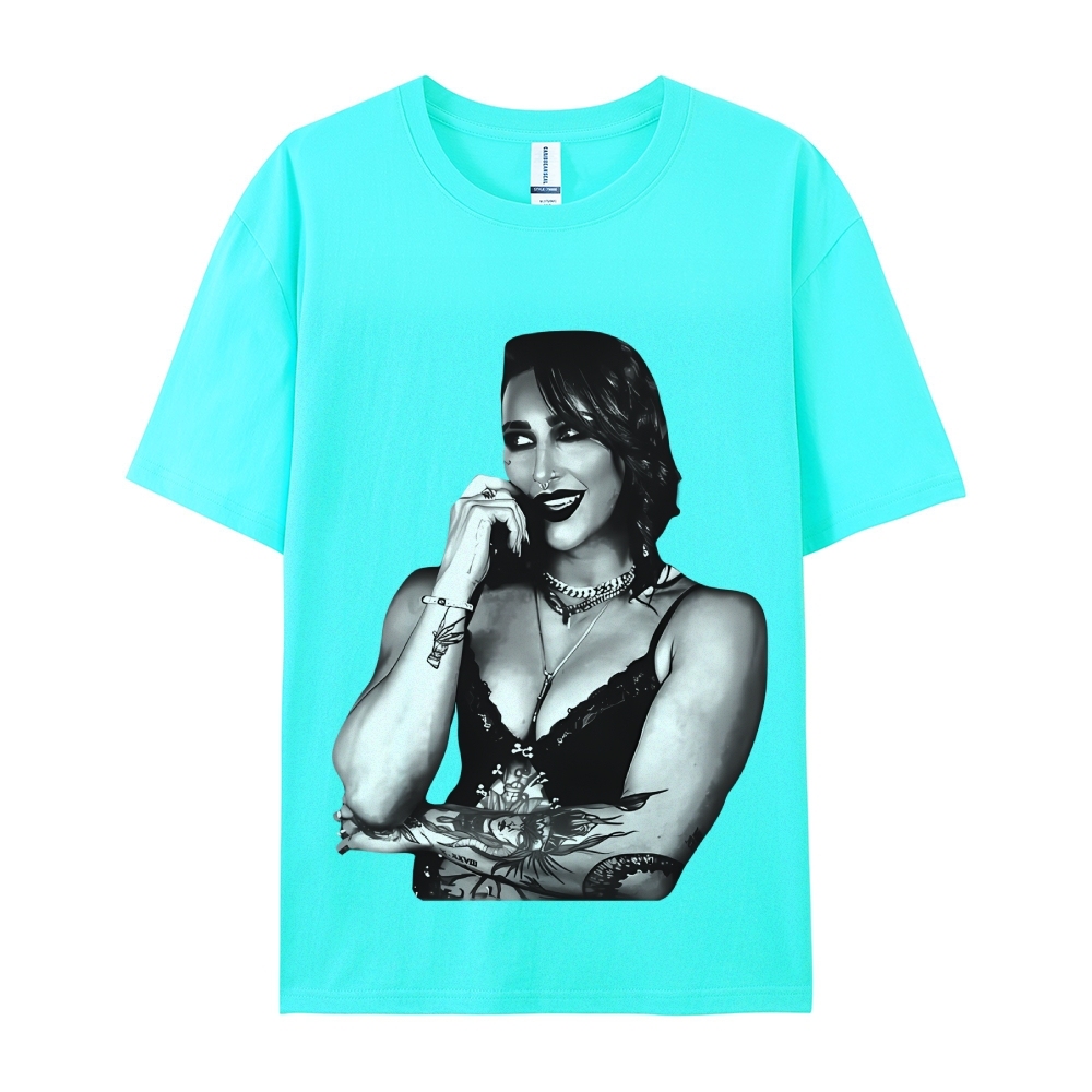 Unisex-Adult Ultra Cotton Washed T-Shirt Graphic 2024 RHEA RIPLEY TEE
