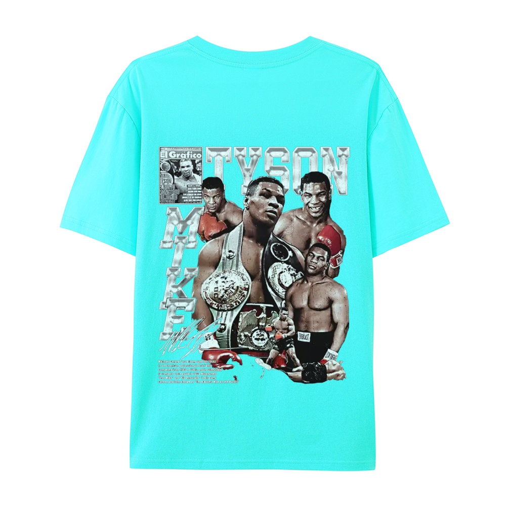 Unisex-Adult Ultra Cotton Washed T-Shirt Graphic MIKE TYSON V2 TEE