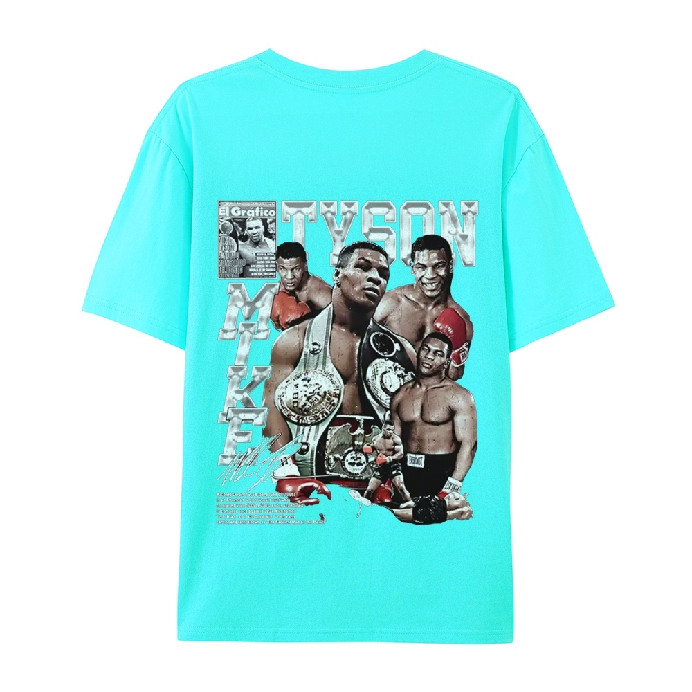 Unisex-Adult Ultra Cotton Washed T-Shirt Graphic MIKE TYSON V2 TEE
