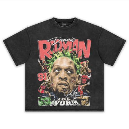 DENNIS RODMAN TEE & LS & HOODIE