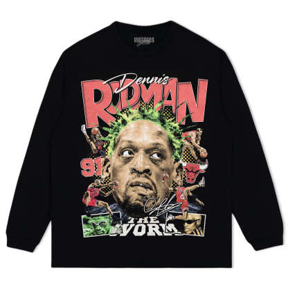 DENNIS RODMAN TEE & LS & HOODIE