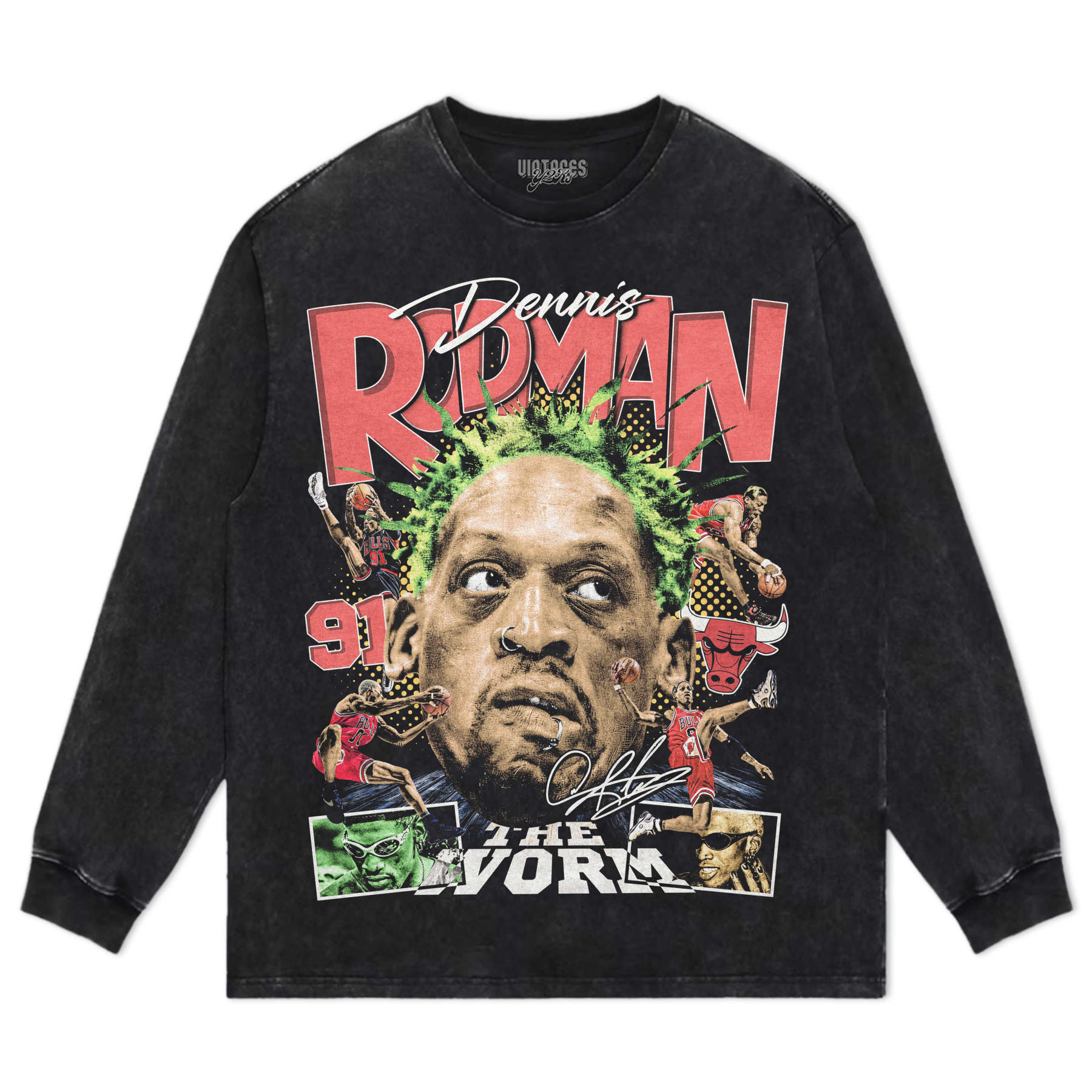 DENNIS RODMAN TEE & LS & HOODIE
