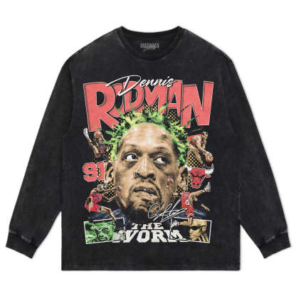 DENNIS RODMAN TEE & LS & HOODIE