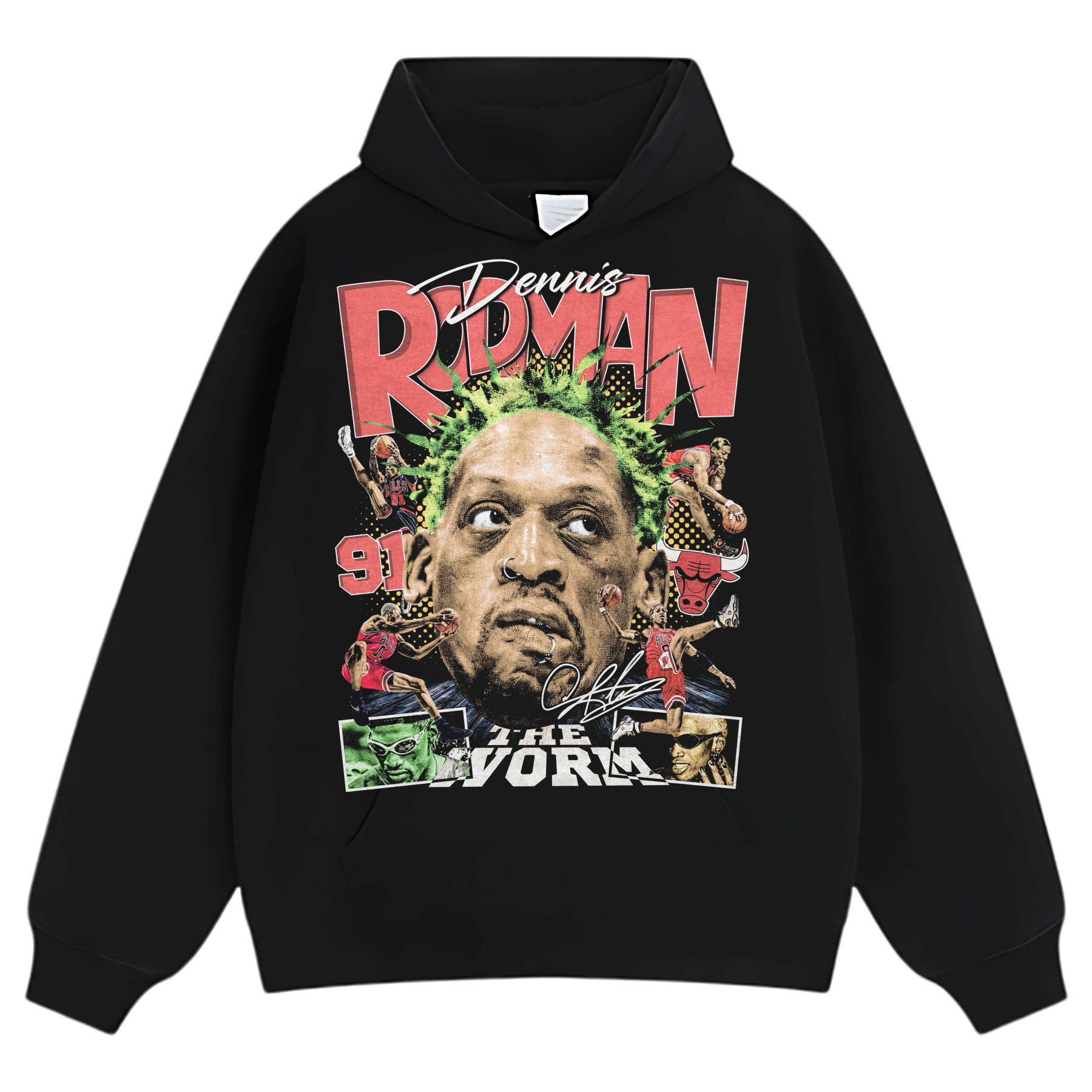 DENNIS RODMAN TEE & LS & HOODIE