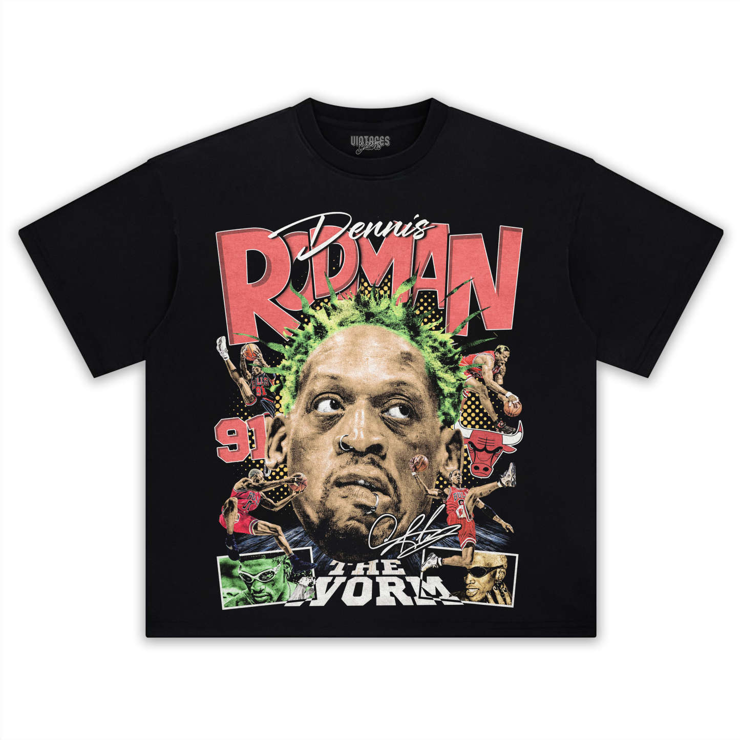 DENNIS RODMAN TEE & LS & HOODIE